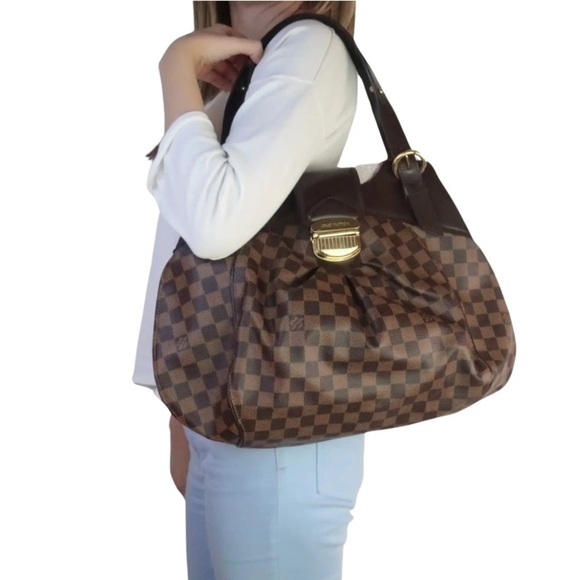 - LOUIS VUITTON
Damier Ebene Sistina GM Authentic Bag - Picture 15 of 15